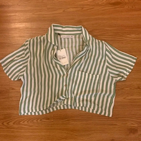 FAITHFULL THE BRAND NWT Uma Cropped Top Shirt S - Picture 8 of 9